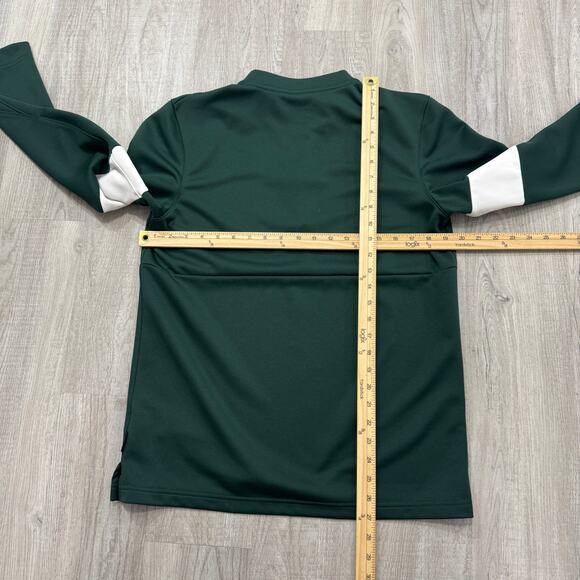 Nike Michigan State Spartans 1/4 Zip Men's Small Green Sweatshirt MSU Sparty - Picture 7 of 8